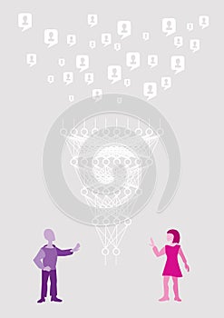 Classification algorithms based on neural networks. Machine vision and predicting customer behavior by data set